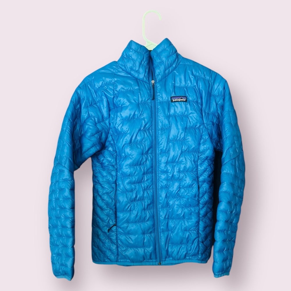 Patagonia Blue Quilted Jacket